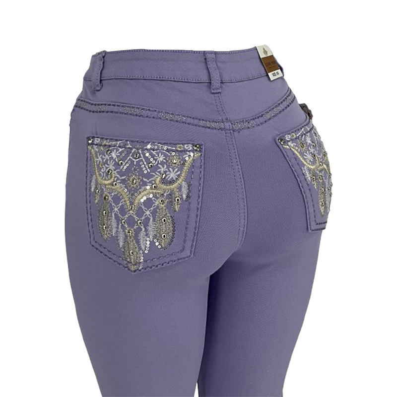 Women's color flared trousers 002