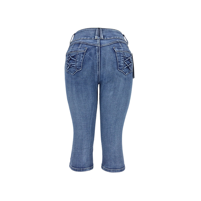Women's Denim Cropped Pants 002