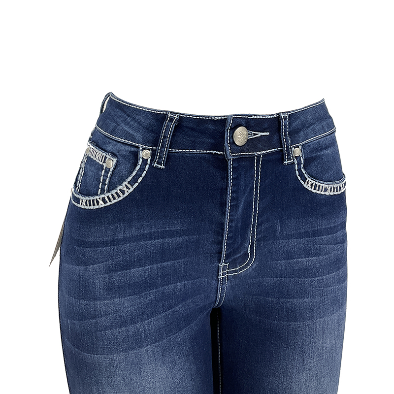 Women's Thick Denim Trousers 010