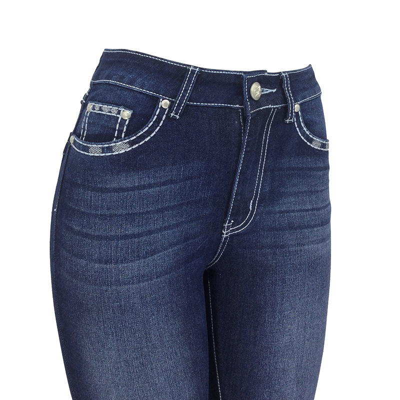 Women's Thick Denim Trousers 009