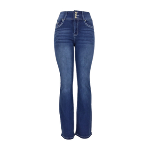 Women's Thick Denim Trousers 002