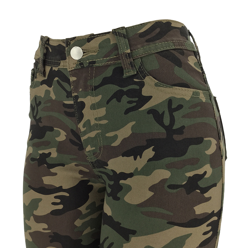 Women's Color Slanted Trousers 002