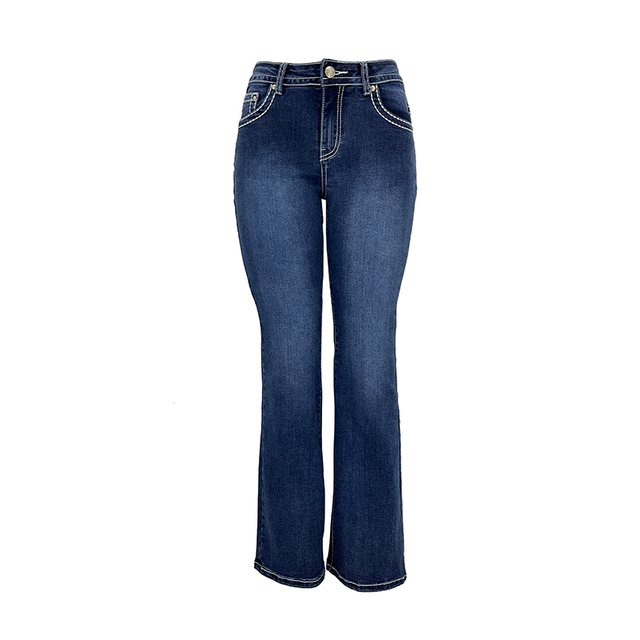 Women's Thick Denim Trousers 007