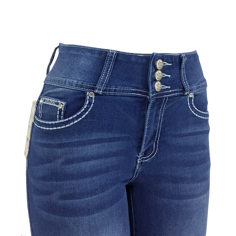 Women's Thick Denim Trousers 002