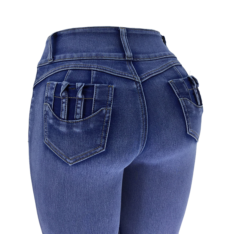 Women's Denim Cropped Pants 001