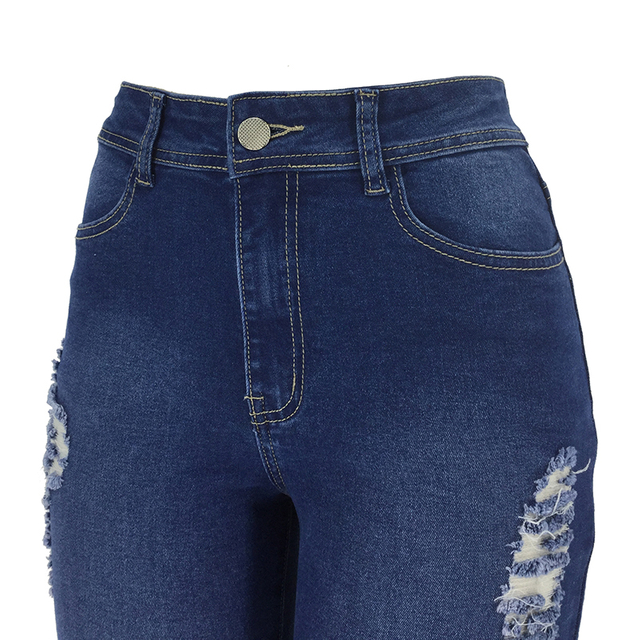 Women's Flared Denim Trousers