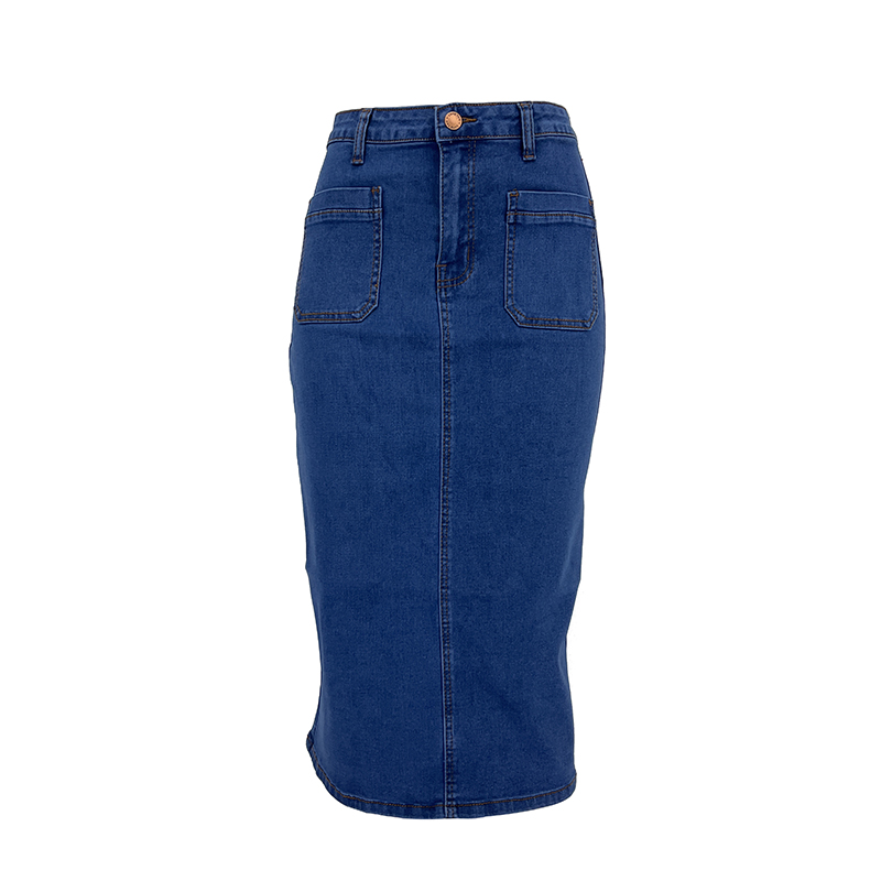Women's Denim Long Skirt