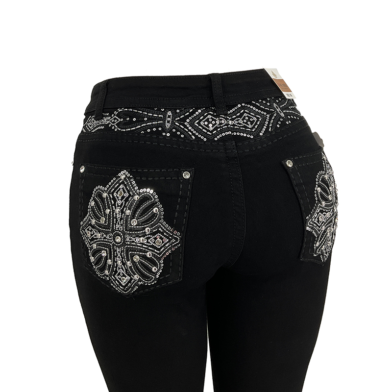 Women's Thick Denim Trousers 003