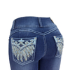 Women's Thick Denim Trousers 002