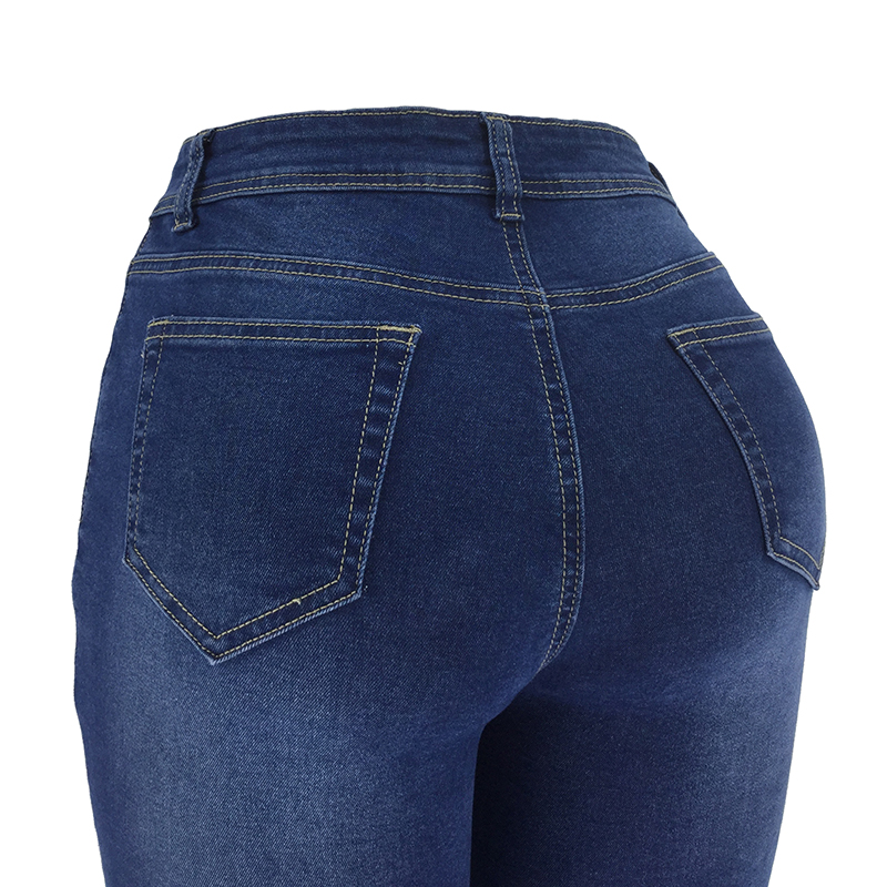 Women's Flared Denim Trousers