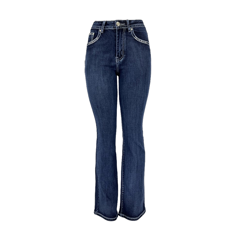 Women's Thick Denim Trousers 012