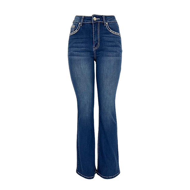 Women's Thick Denim Trousers 011