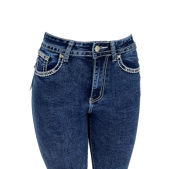 Women's Thick Denim Trousers 004