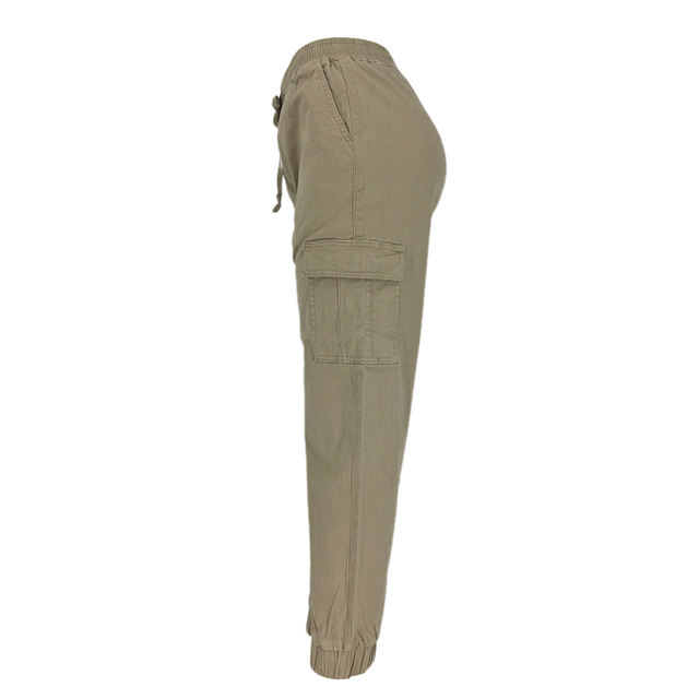 Women's Color Slanted Trousers 001