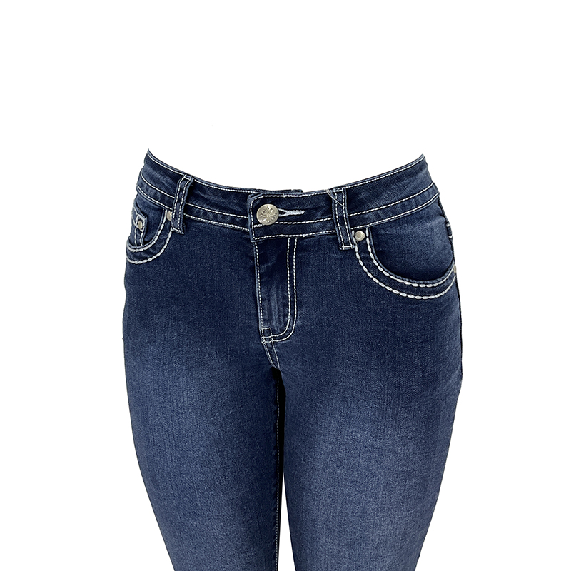 Women's Thick Denim Trousers 007