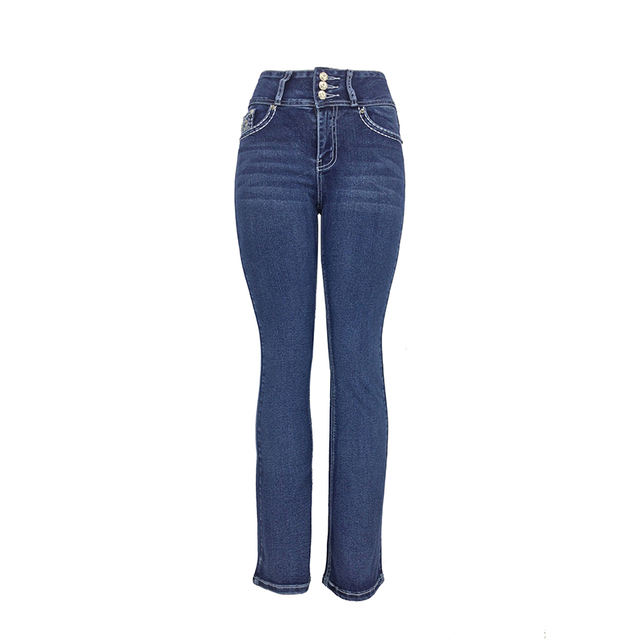 Women's Thick Denim Trousers 008