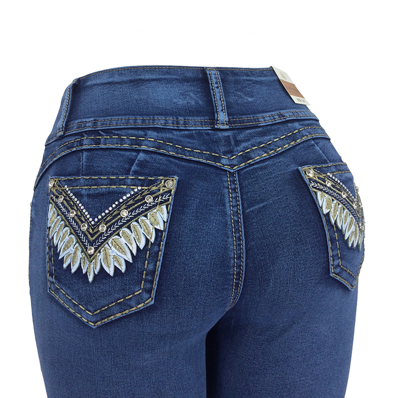 Women's Thick Denim Trousers 006