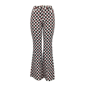 Women's Color Flared Trousers 001