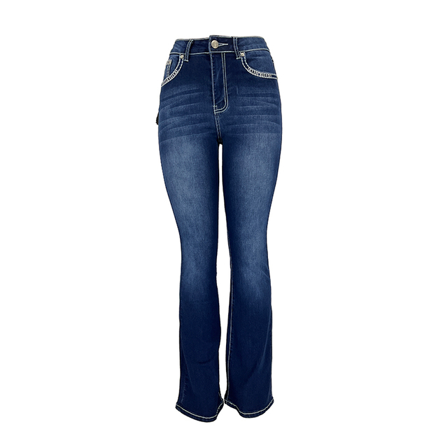 Women's Thick Denim Trousers 010