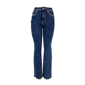 Women's Thick Denim Trousers 004