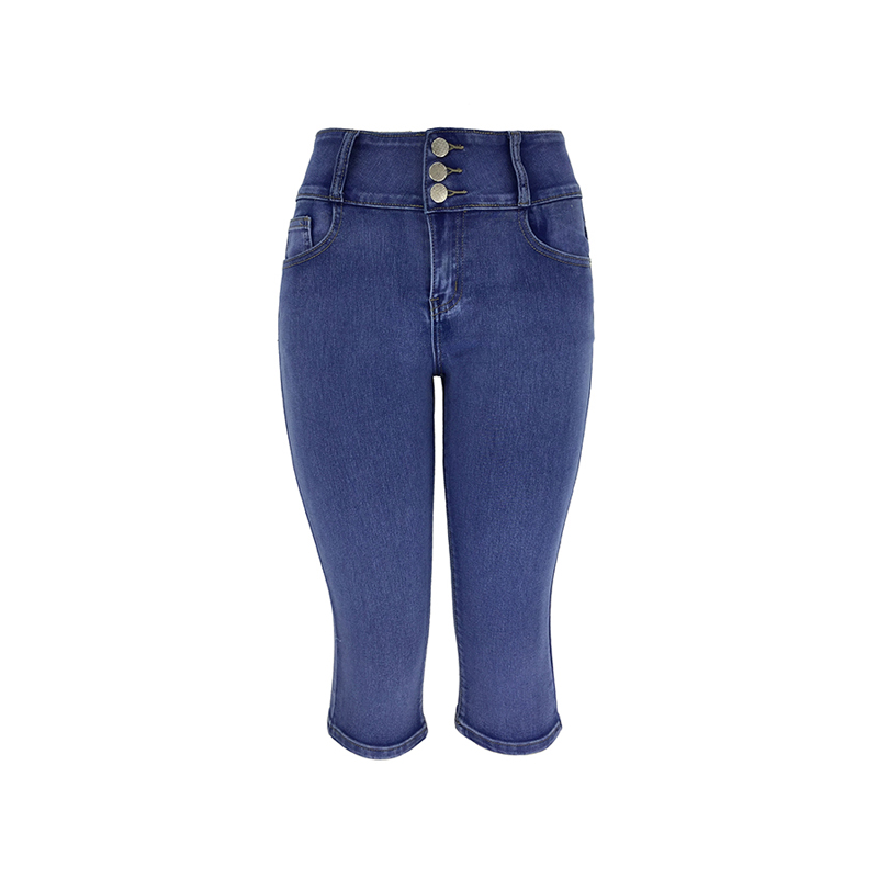 Women's Denim Cropped Pants 001