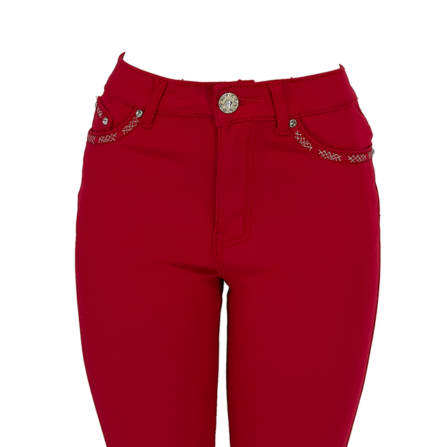 Women's color flared trousers 004