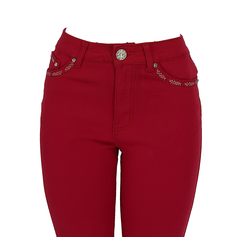 Women's color flared trousers 004