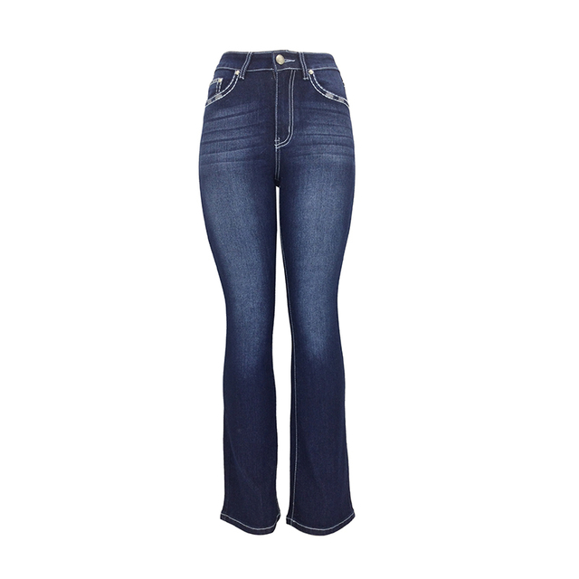 Women's Thick Denim Trousers 009